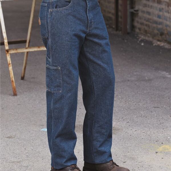 Flame Resistant Pre-Washed Denim Dungaree Thumbnail